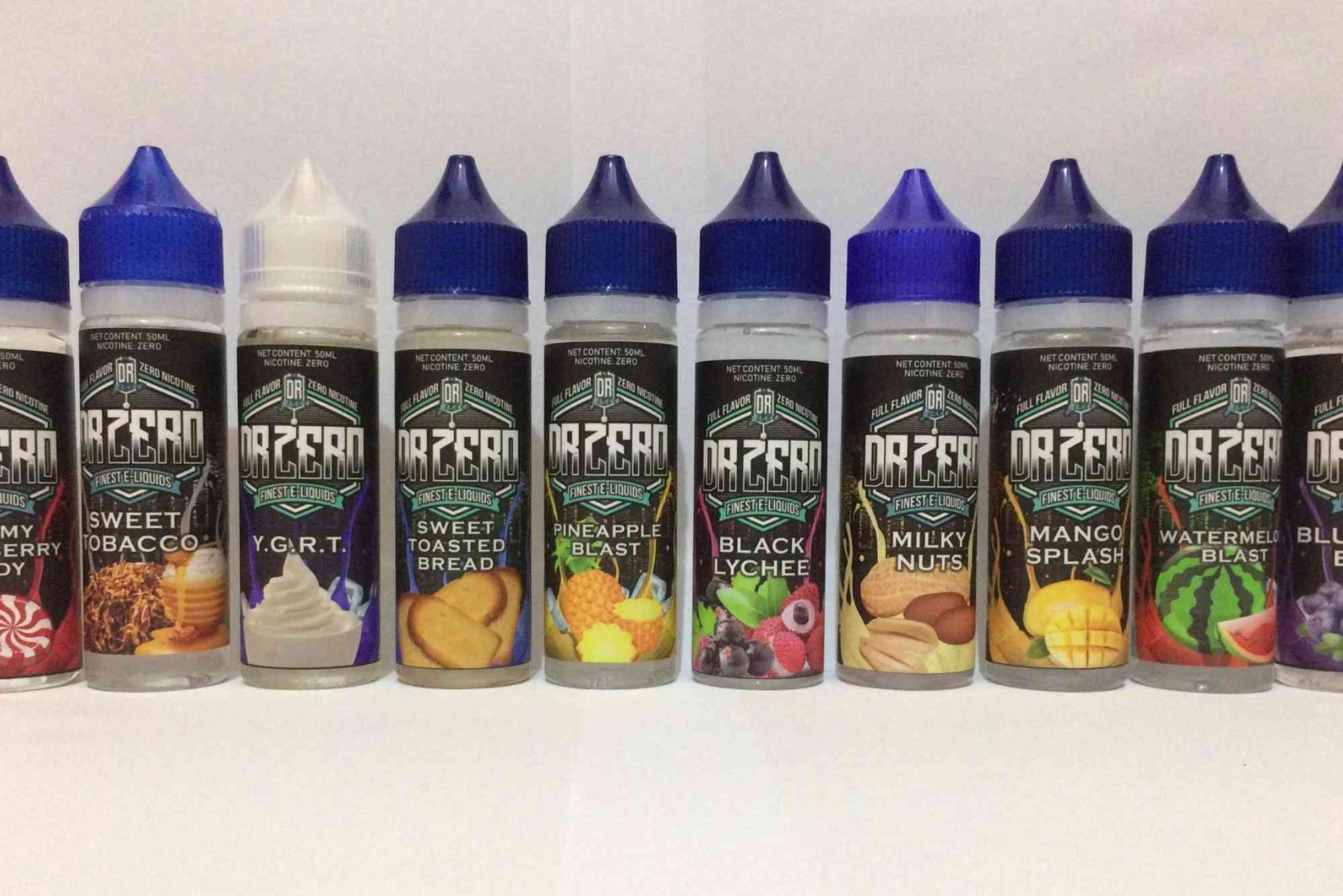 Zero-Nicotine E-Juices for Flavour Only