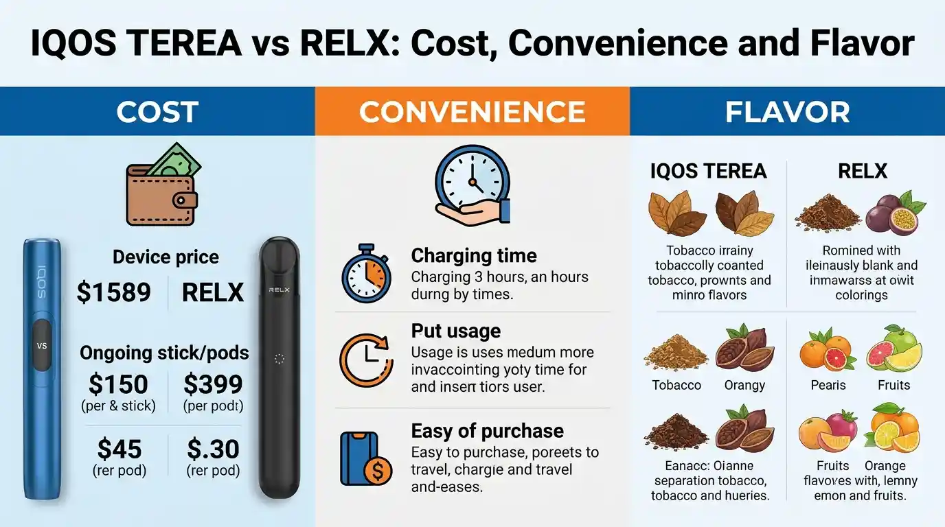 IQOS TEREA vs RELX